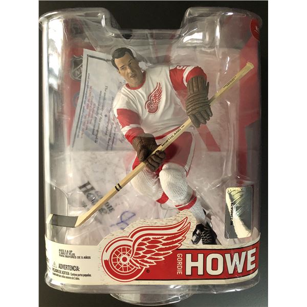 McFARLANE Gordie Howe autographed w/ COA