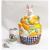 Image 1 : VINTAGE CERAMIC RABBIT COOKIE JAR