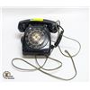 Image 1 : VINTAGE BLACK ROTARY DIAL TELEPHONE