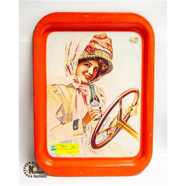 VINTAGE METAL COKE TRAY