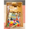 Image 1 : BOX OF VINTAGE PEZ TOYS AND MORE