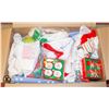 Image 1 : BOX ASSORTED CHRISTMAS DECORATIONS