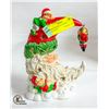 Image 1 : LIGHT UP SANTA CLAUSE ORNAMENT