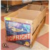 ANTIQUE TOP FLIGHT ORANGE CRATE