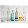 Image 1 : LOT ASSORTED ANTIQUE SODA BOTTLES