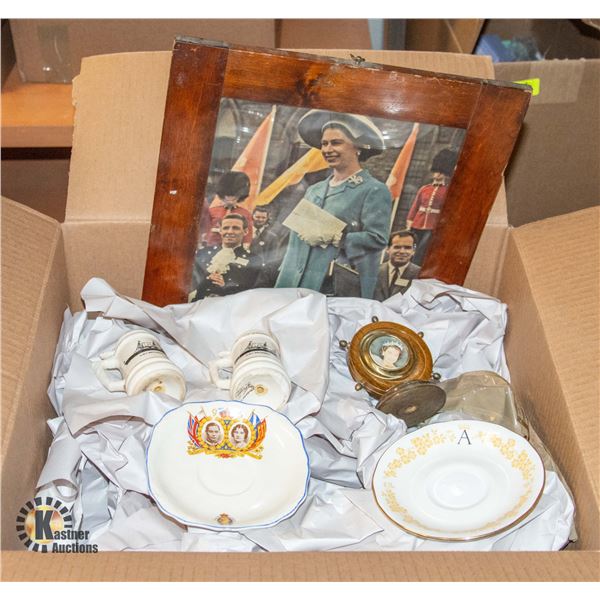 LOT ANTIQUE ROYAL MEMORABILIA