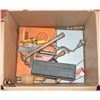 Image 1 : BOX OF ANTIQUE TOOLS BRACE AND MORE