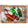 BOX ASSORTED ANTIQUE BOTTLES