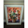 Image 1 : Floral Framed Oil Painting