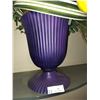 Image 2 : Potted Artifical Plant in Purple Vase