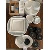 Image 2 : Wooden Table with Assortment of Madison's Grill Kitchen/Tableware