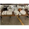 Image 1 : Wooden Table with Assortment of Madison's Grill Kitchen/Tableware