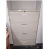 Image 1 : ProSource 4-Drawer Filing Cabinet  (36"W x 18"D x 54"H) (Contents NOT Included)