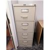 Image 1 : ProSource 4-Drawer Filing Cabinet  (18"W x 27"D x 52.25"H) (Contents NOT Included)