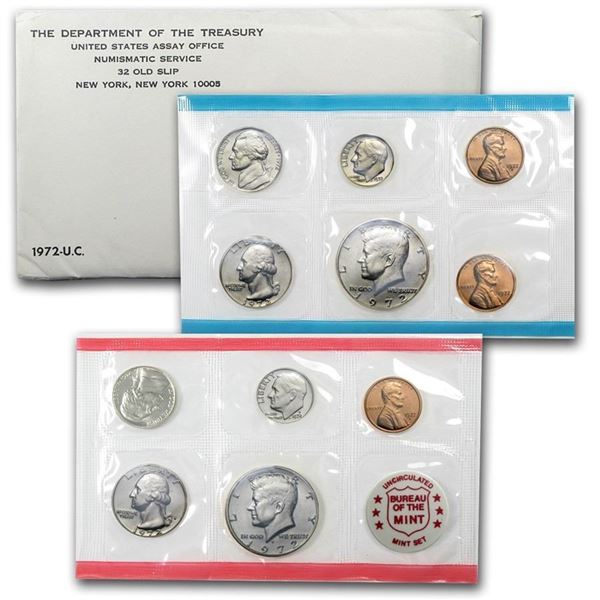 1972 U.S. Mint Set P,D,S