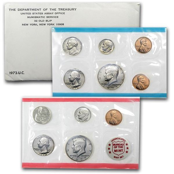 1972 U.S. Mint Set P,D,S