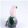 Image 1 : Natural Stone Handcarved Quartz Bird