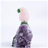 Image 2 : Natural Stone Handcarved Quartz Bird