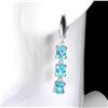 Image 2 : Natural Unheated Apatite Earrings