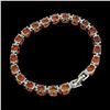 Image 3 : Natural Ethopian Orange Opal Bracelet