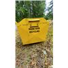 Image 2 : YELLOW STEEL BIN W/DOOR (OLD TELUS PHONEBOOK RECYCLING BIN)