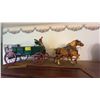 Image 1 : TOY HORSE DRAWN BUGGY W/DRIVER