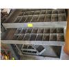 Image 2 : ALUMINUM TOOL CABINET W/DIVIDER TYPE TOP & ACCESS. TRAYS IN BOTTOM