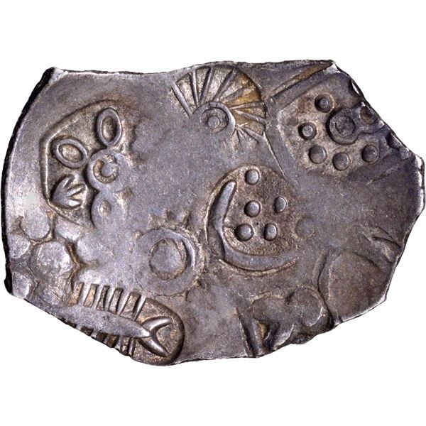Series I Punch Marked Karshapana Silver Coin of Magadha Janapada.