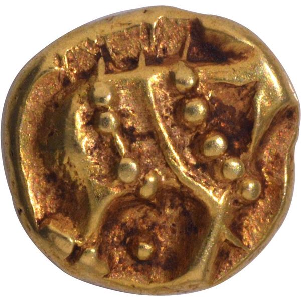 Rare Gold Fanam Coin of Western Ganga Dynasty.