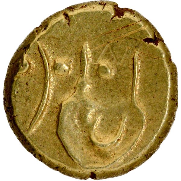 Very Rare High Graded Gold Hudki Pagoda Coin of Adil Shahis of Bijapur Sultanate.
