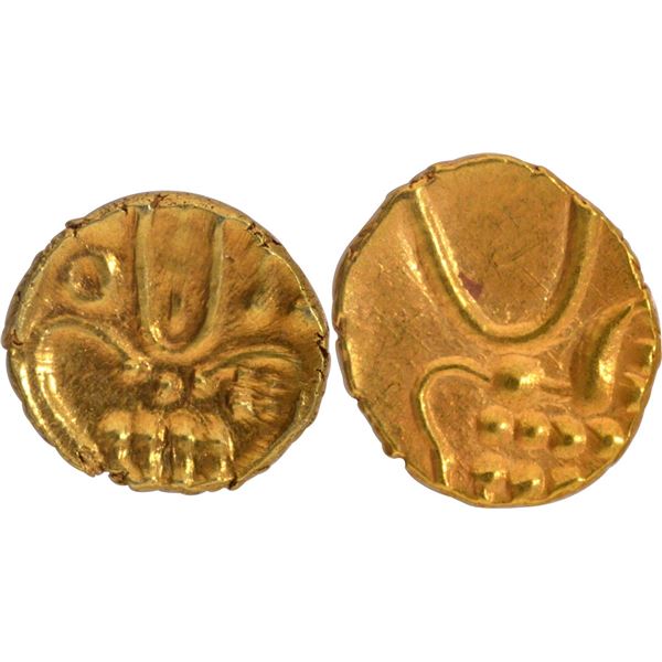 Chitradurga Nayakas & Coorg Gold Fanam (2) Coins.