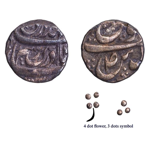 Rare Silver Rupee Coin of  Sahib Singh of Patiala.