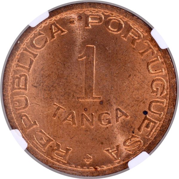 Indo-Portuguese, Portuguese Administration Bronze Tanga (60 Reis) 1947 AD Coin,