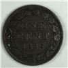 Image 1 : Canadian Large Cent 1886 EF+ Nice Example