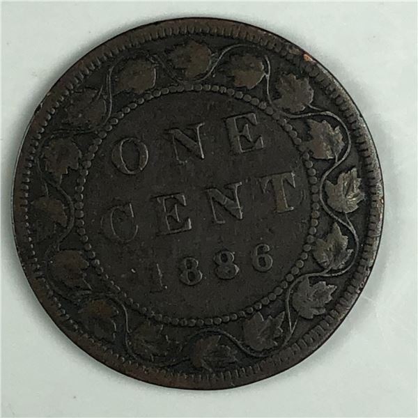 Canadian Large Cent 1886 G++