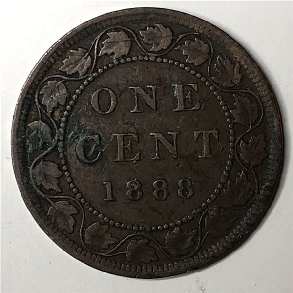 Canadian Large Cent 1888 VF++