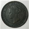 Image 2 : Canadian Large Cent 1892 VF+++ OBV#2 IMP  Rare example