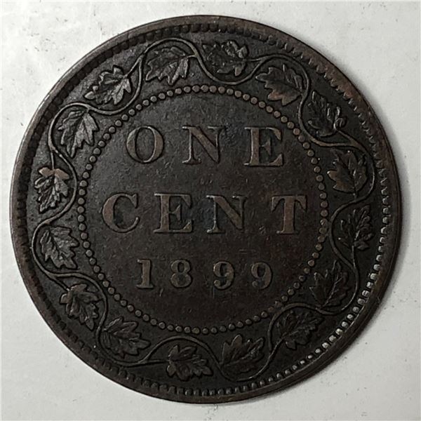 Canadian Large Cent 1899 EF++