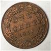 Image 1 : Canadian Large Cent 1910 UNC TRACE RED