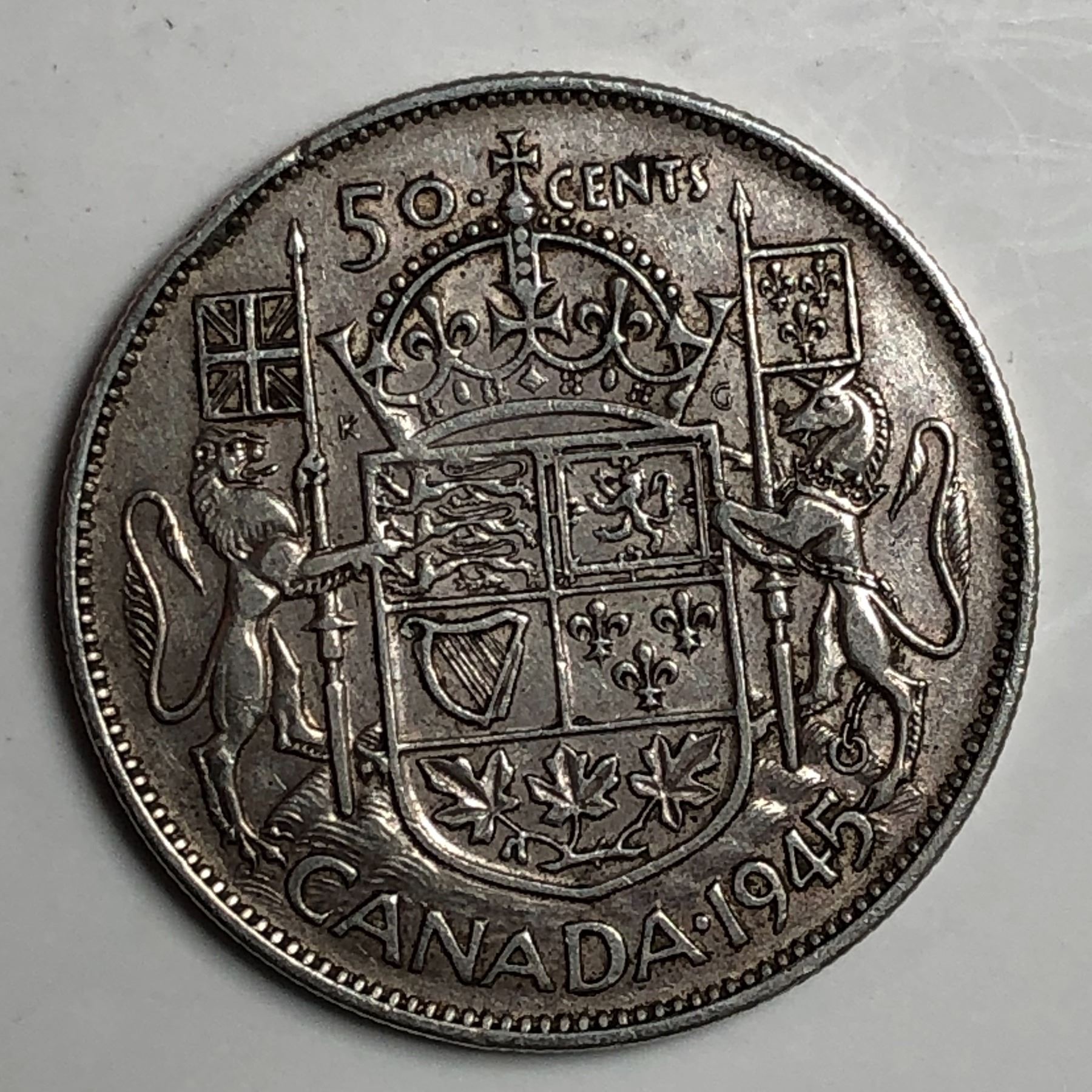 thumbnail image 2 of Canada King George VI Small Cent Lot – 50 Mixed Pennies From 1937 To 1952 (Random Mix, Uncertified) 2 of 5