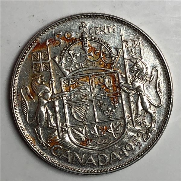 1952 King George VI 50 Cents