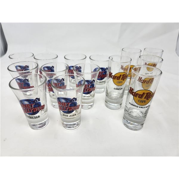 14 Shot Glasses