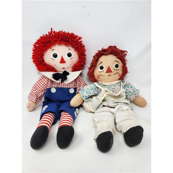 Vintage Raggedy Ann and Andy