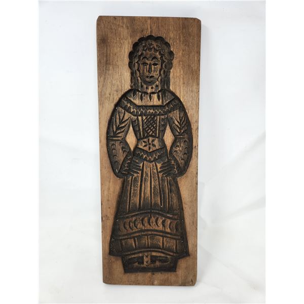 Hand Carved Wooden Plaque