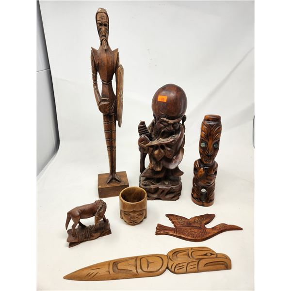 Wooden Carving Lot
