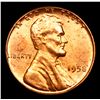 Image 2 : 1958-p Lincoln Cent 1c Grades Gem+ Unc RD