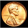 Image 2 : 1958-d Lincoln Cent 1c Grades GEM++ Unc RD