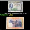 Image 1 : 1925 Spain 100 Pesetas Note P# 69C Grades vf+