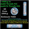Image 1 : Shotgun Jefferson 5c roll, 1999-p 40 pcs Dunbar Wrapper