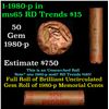 Image 1 : Shotgun Lincoln 1c roll, 1980-p 50 pcs Brandt Wrapper.